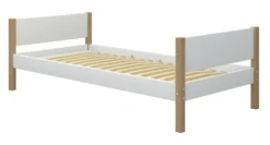FLEXA Nor Bett 90x200cm weiß/eiche