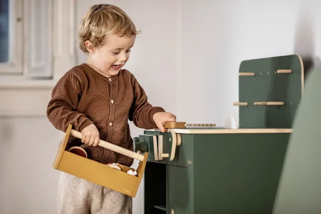 FLEXA Play Imagine Werkzeugbank grün