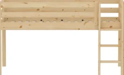 FLEXA RAW Classic Halbhohes Bett natur