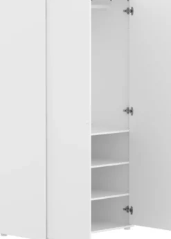 FLEXA Saga Kleiderschrank mit 2 Türen weiß