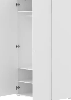 FLEXA Saga Kleiderschrank mit 2 Türen weiß