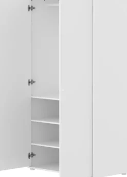 FLEXA Saga Kleiderschrank mit 2 Türen weiß