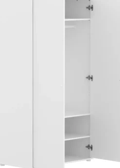 FLEXA Saga Kleiderschrank mit 2 Türen weiß
