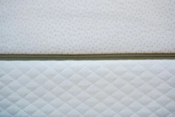 FLEXA Taschenfederkernmatratze 90x200cm mit Baumwollbezug wendbar cremeweiß
