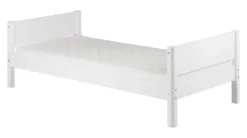 FLEXA White Einzelbett 90x200cm mit Gästebett u. zwei Schubladen weiß