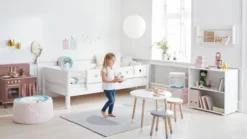 FLEXA White Einzelbett 90x200cm weiß