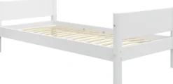 FLEXA White Einzelbett 90x200cm weiß