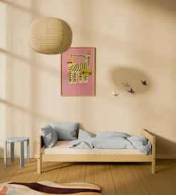 FLEXA White Sand Einzelbett 90x200cm sand
