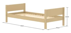 FLEXA White Sand Einzelbett 90x200cm sand