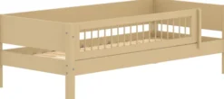 FLEXA White Sand Tagesbett mit Streben Absturzsicherung sand