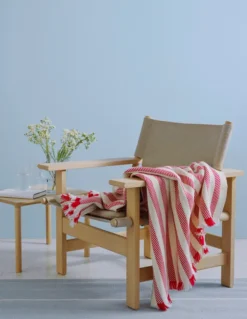 Fram Oslo Lollipop Decke 135x95cm Raspberry Sale