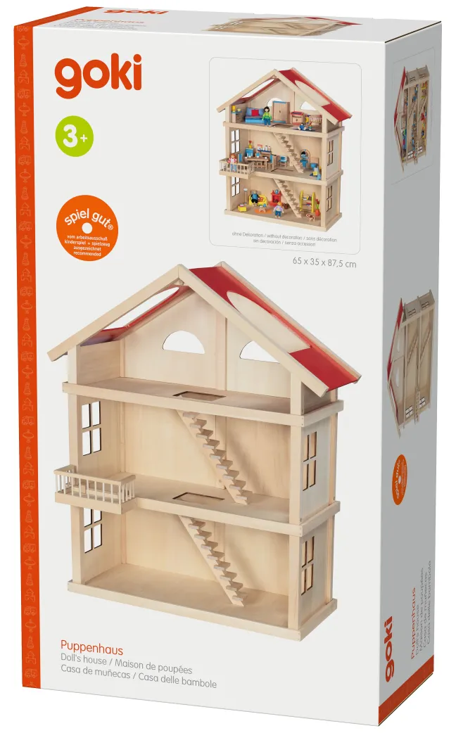 Goki Puppenhaus 3 Etagen