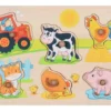 Goki Steckpuzzle Auf dem Bauernhof