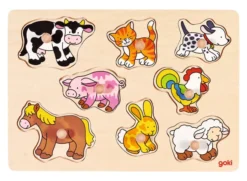Goki Steckpuzzle Bauernhof VII