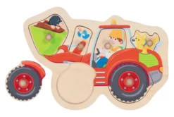 Goki Steckpuzzle Schaufelbagger