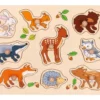 Goki Steckpuzzle Waldtiere