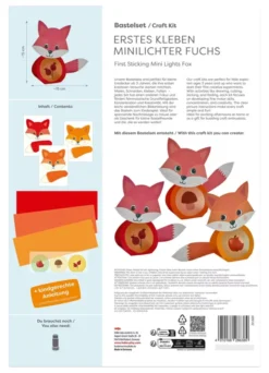 Haba Bastelset - Erstes Kleben Minilichter Fuchs 2012689