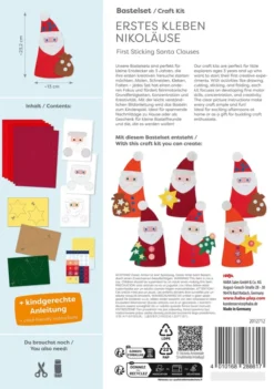Haba Bastelset - Erstes Kleben Nikoläuse 2012712