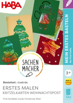 Haba Bastelset - Erstes Malen Kritzelkarten Weihnachtspost 2012711