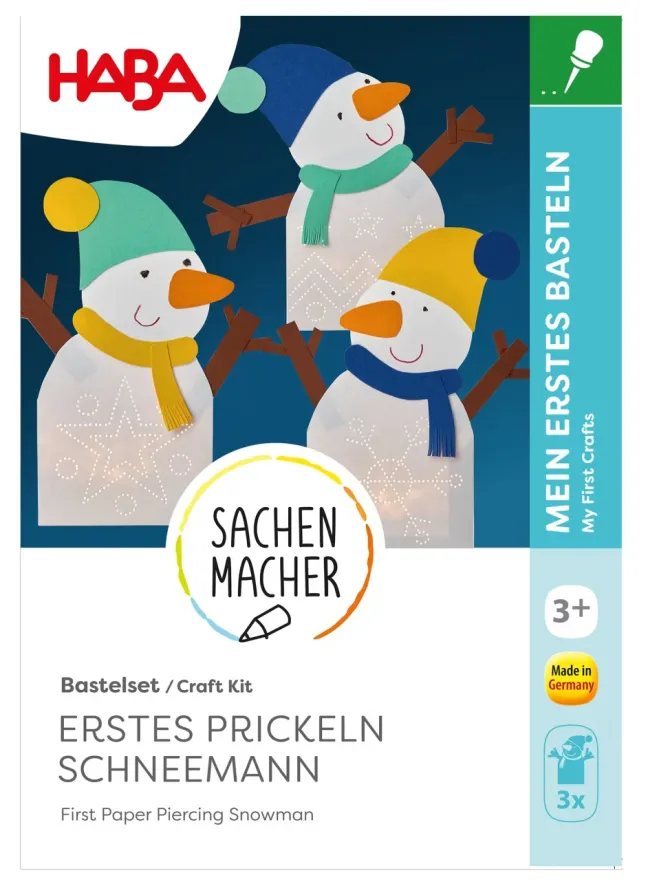 Haba Bastelset - Erstes Prickeln Schneemann 2012698