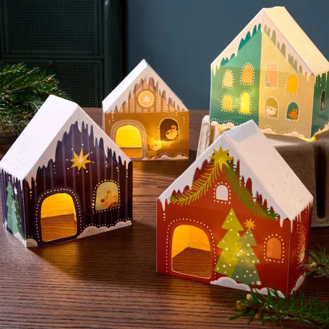 Haba Bastelset - Erstes Prickeln Winterdorf 2012697