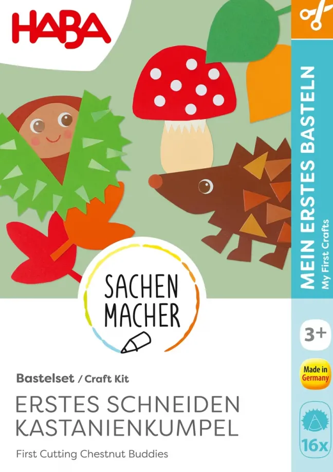 Haba Bastelset - Erstes Schneiden Kastanienkumpel 2012686