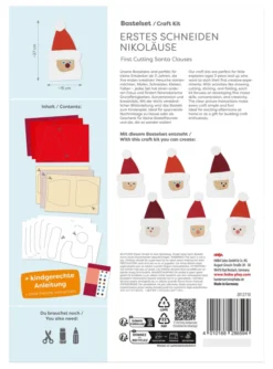 Haba Bastelset - Erstes Schneiden Nikoläuse 2012710