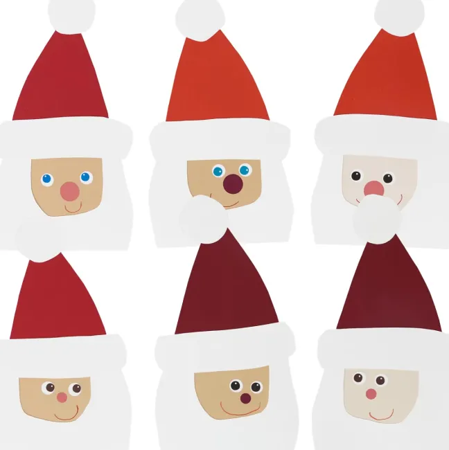 Haba Bastelset - Erstes Schneiden Nikoläuse 2012710