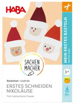 Haba Bastelset - Erstes Schneiden Nikoläuse 2012710