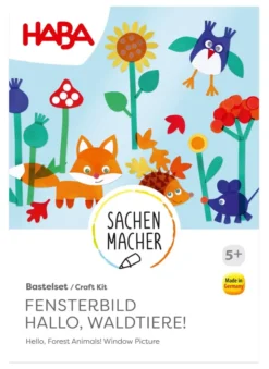 Haba Bastelset - Fensterbild Hallo, Waldtiere! 2012708