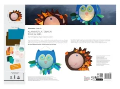 Haba Bastelset - Klammerlaternen Eule & Igel 2012702