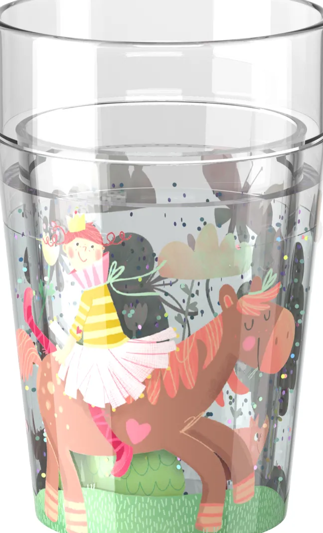 Haba VP Glitzerbecher Prinzessin & Pferd 1 2012447004