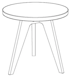 Hasena Circo Nachttisch 52cm Nussbaum geölt