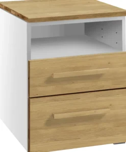 Hasena Dowe Nachttisch Eiche hell geölt/weiß