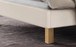 Hasena Noah Polsterbett 180x200cm Fußhöhe: 25cm Eiche hell geölt/Pepe beige