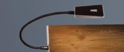 Hasena Smart Leselampe/Nachttischlampe 2er Set Metall pulverbeschichtet schwarz