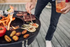 Höfats BOWL 57 Plancha-Grillset hoch