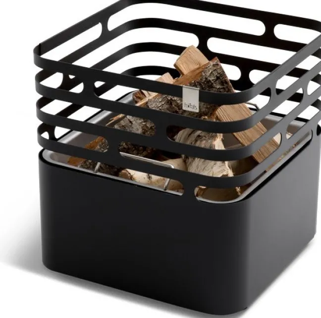 Höfats CUBE Feuerkorb schwarz