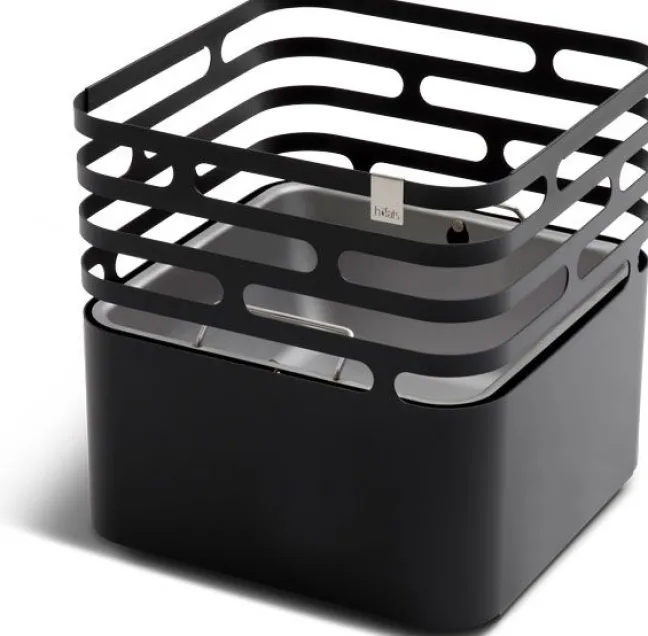 Höfats CUBE Feuerkorb schwarz