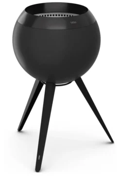 Höfats MOON 45 All Black Feuerkorb mit hohem Fuß schwarz