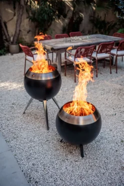 Höfats MOON 55 Feuerkorb mit niedrigem Fuß