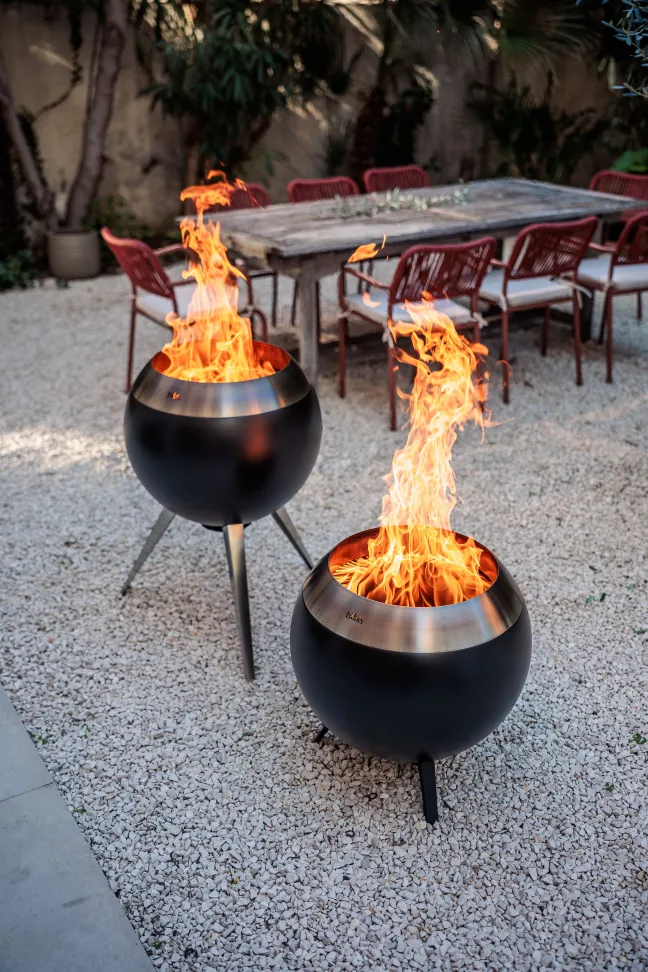 Höfats MOON 55 Feuerkorb mit niedrigem Fuß