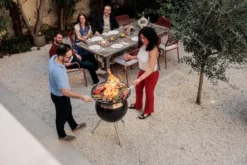 Höfats MOON 55 Plancha-Grillset mit hohem und niedrigem Fuß