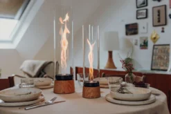 Höfats SPIN AIR 900 Tischfeuer Eiche