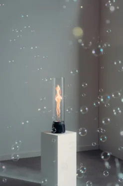 Höfats SPIN AIR 1200 Tischfeuer Emaille schwarz