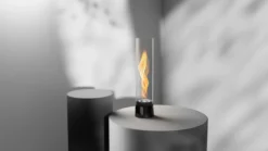 Höfats SPIN AIR 1200 Tischfeuer Emaille schwarz
