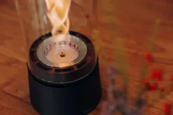 Höfats SPIN AIR 1200 Tischfeuer mattschwarz