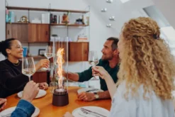 Höfats SPIN AIR 1200 Tischfeuer rostbraun