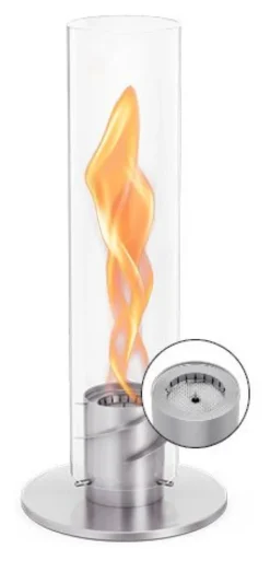 Höfats SPIN 900 Tischfeuer silber