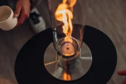 Höfats SPIN 900 Tischfeuer silber